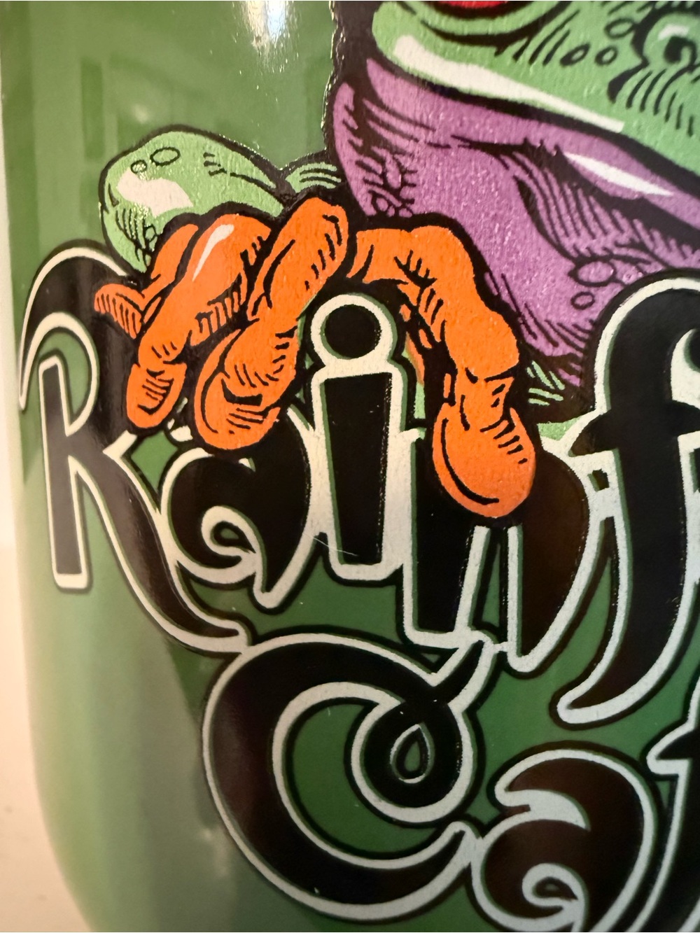 Rainforest Cafe Frog Mug large 16 ounce Vintage 4.25 inches tall - Picture 9 of 10
